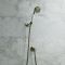 Milano Earlham - Art Deco Hand Shower with Wall Bracket and Outlet Elbow - Choice of Finish