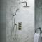 Milano Earlham - Art Deco Thermostatic Shower with Shower Head and Hand Shower (2 Outlets) - Choice of Finish