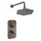 Milano Earlham - Art Deco Thermostatic Shower with Shower Head (1 Outlet) - Choice of Finish