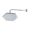 Milano Earlham - Art Deco Shower Head and Wall Mounted Arm - Choice of Finish