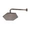Milano Earlham - Art Deco Shower Head and Wall Mounted Arm - Choice of Finish