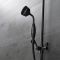 Milano Elizabeth - Traditional Brass Hand Shower - Black