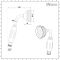 Milano Elizabeth - Traditional Brass Hand Shower - Chrome/White