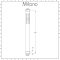 Milano Nero - ABS Pencil Hand Shower - Black