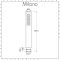 Milano Monet - Pencil Brass Hand Shower - Antique Brass