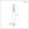 Milano Clarus - Pencil Brass Hand Shower - Aged Gold