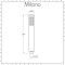 Milano Nero - Pencil Brass Hand Shower - Black