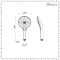 Milano Nero - Modern Multi-Function Hand Shower - Black