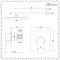 Milano Arvo - Chrome Shower with Wall Mounted Shower Head (1 Outlet)