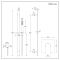 Milano Arvo - Chrome Shower with Riser Rail and Hand Shower (1 Outlet)