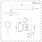 Milano Mirage - Chrome Shower with Wall Mounted Shower Head (1 Outlet)