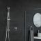 Milano Mirage - Chrome Shower with Pencil Hand Shower and Riser Rail (1 Outlet)
