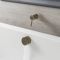 Milano Clarus - Modern One Outlet Mixer Valve with Overflow Bath Filler and Waste - Aged Gold