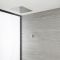 Milano Ashurst - Brushed Nickel Shower with Recessed Shower Head (1 Outlet)