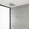 Milano Ashurst - Brushed Nickel Shower with Recessed Shower Head (1 Outlet)