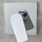 Milano Arcadia - Modern Chrome Shower with Round Shower Head (1 Outlet)