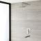 Milano Ashurst - Brushed Nickel Shower with Diverter, Shower Head and Bath Spout (2 Outlet)