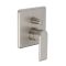 Milano Hunston - Brushed Nickel Shower with Diverter and Waterblade Shower Head (2 Outlet)