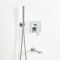 Milano Arcadia - Chrome Shower with Diverter, Hand Shower and Bath Spout (2 Outlet)