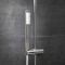 Milano Orta - Chrome Thermostatic Push Button Shower with Shower Head (2 Outlet)  - Choice of Hand Shower