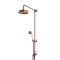 Milano Elizabeth - Traditional Grand Rigid Riser with Hand Shower - Brushed Copper