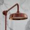Milano Elizabeth - Traditional Grand Rigid Riser with Hand Shower - Brushed Copper