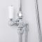 Milano Elizabeth - Traditional Victorian Grand Rigid Riser with 8 inch Shower Head - Chrome