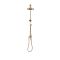 Milano Elizabeth - Traditional Grand Rigid Riser with Hand Shower - Brushed Brass