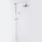 Milano Elizabeth - Chrome and White Traditional Rigid Riser