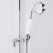 Milano Elizabeth - Chrome and White Traditional Rigid Riser
