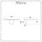 Milano Blade - Chrome Thermostatic Shower with Hand Shower and Bath Filler (2 Outlet)