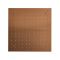 Milano Alara - Modern 400mm Square Ceiling Mounted Recessed Shower Head - Brushed Copper