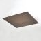 Milano Amara - Modern 400mm Square Ceiling Mounted Recessed Shower Head - Aged Bronze