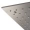 Milano Otto - Modern 400mm Square Ceiling Mounted Recessed Shower Head - Black Nickel