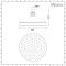 Milano Elizabeth - 205mm Traditional Apron Shower Head - Chrome