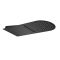 Milano Nero - Modern 500mm Round Concealed Shower Head with Waterblade - Black
