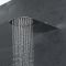 Milano Mirage - Modern 500mm Round Concealed Shower Head with Waterblade - Chrome