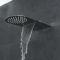 Milano Mirage - Modern 500mm Round Concealed Shower Head with Waterblade - Chrome