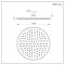 Milano Clarus - Modern Round 300mm Stainless Steel Shower Head - Aged Gold