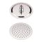 Milano Mirage - 300mm Round Ultra Thin Shower Head - Chrome