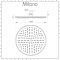 Milano Amara - Modern Round 300mm Stainless Steel Shower Head - Aged Bronze