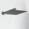 Milano Orno - Square 300mm Shower Head - Gun Metal Grey