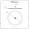 Milano Nero - 300mm Round Shower Head - Black