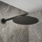 Milano Otto - Modern Round 300mm Shower Head and Wall Mounted Arm - Choice of Finish