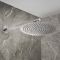 Milano Otto - Modern Round 300mm Shower Head and Wall Mounted Arm - Choice of Finish