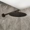 Milano Otto - Modern Round 300mm Shower Head and Wall Mounted Arm - Choice of Finish