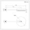 Milano Lune - Round 250mm Shower Head and Wall Mounted Arm - Choice of Finish