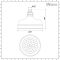 Milano Elizabeth - 150mm Traditional Apron Shower Head - Chrome