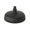 Milano Elizabeth - 200mm Traditional Apron Shower Head - Black