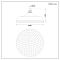 Milano Elizabeth - 300mm Traditional Apron Shower Head - Choice of Finish
